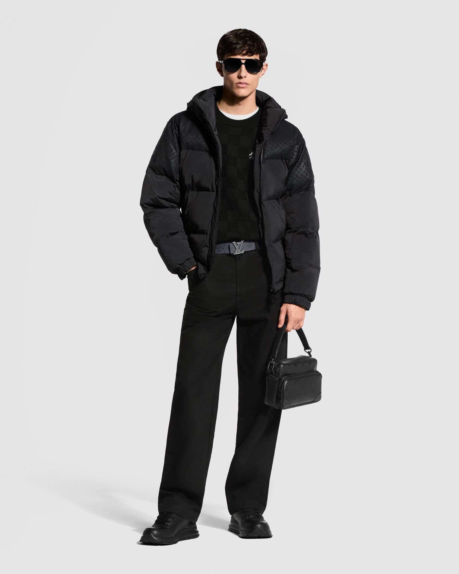 Placed Monogram Ecodown Blouson - Holiday Gifts - Holiday Gifts